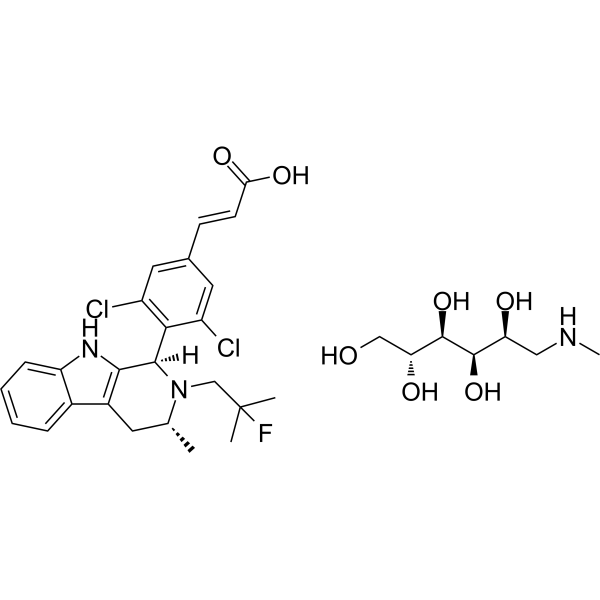 Taragarestrant meglumine (D-0502 meglumine) 2446618-18-2